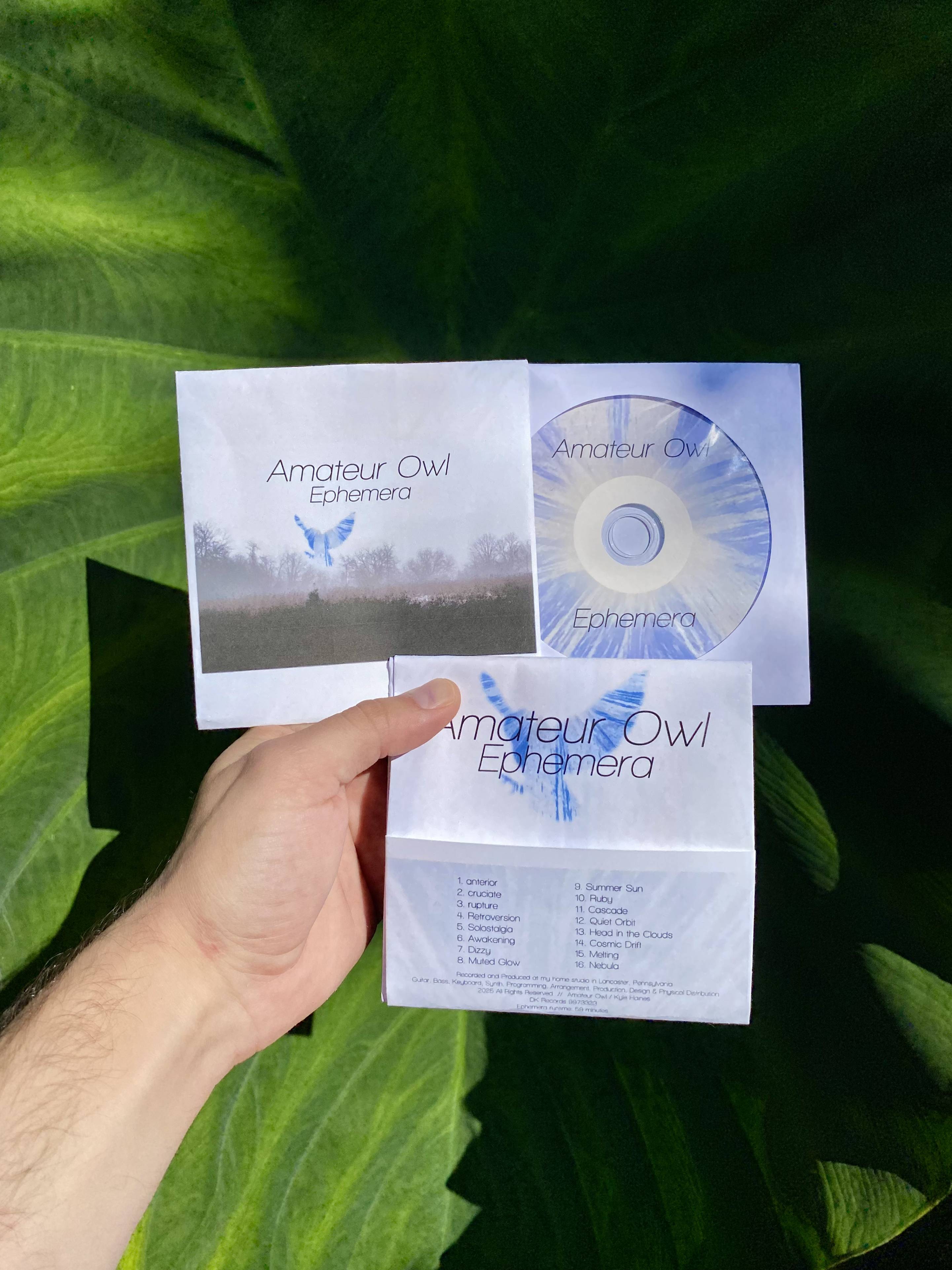 Amateur Owl - Ephemera (CD w/ Paper Sleeve)